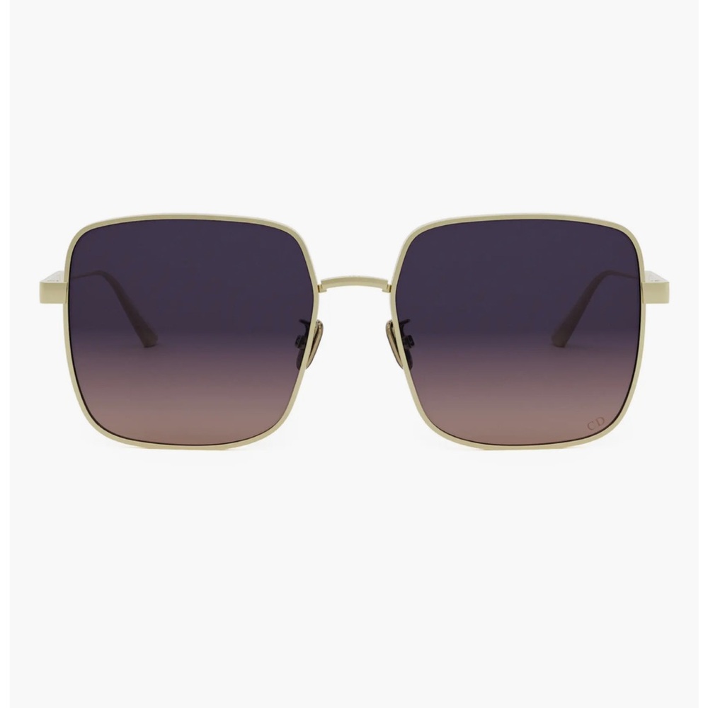 Dior Gold and Purple Fashion Sunglasses